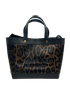 Bucket Animal Print, 295&euro;, Bolso, Marrón/Negro, Planta - Lino, Vista frontal